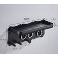 Magnetic Wall Mount for Dyson Hair Dryer - Black Metal Holder - SuperSaverAU - view 2
