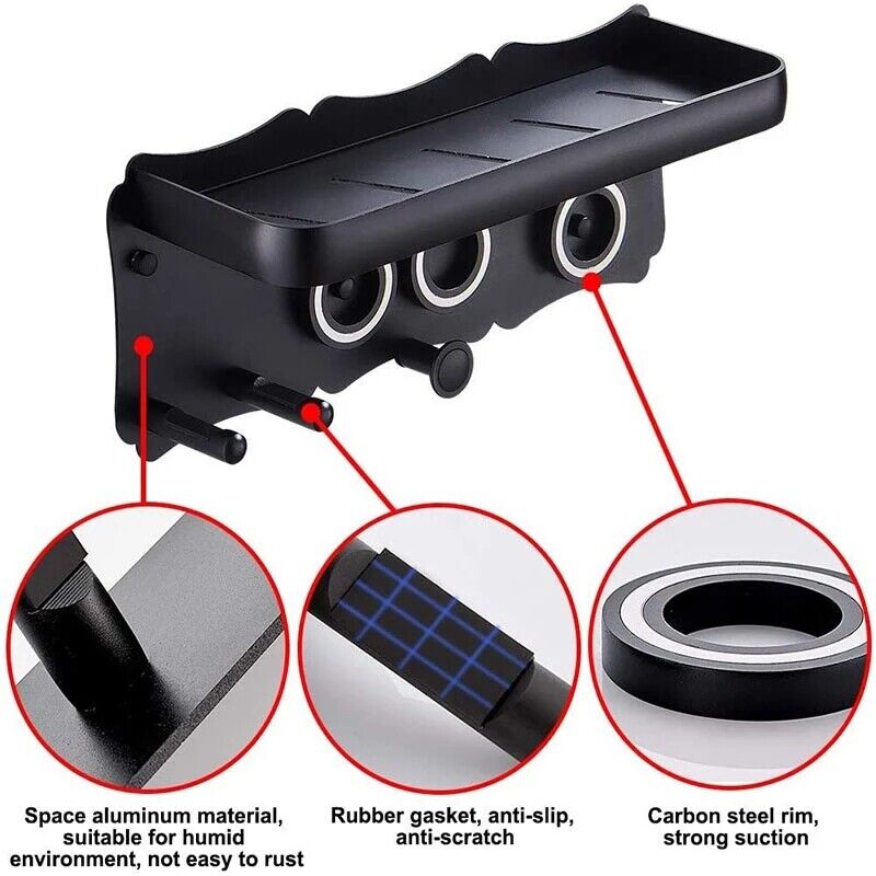 Magnetic Wall Mount for Dyson Hair Dryer - Black Metal Holder - SuperSaverAU - view 7