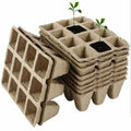 10pcs Biodegradable Seedling Trays 12-Hole Garden Starter, Eco-Friendly, 16.5x12x12 cm - SuperSaverAU - view 4