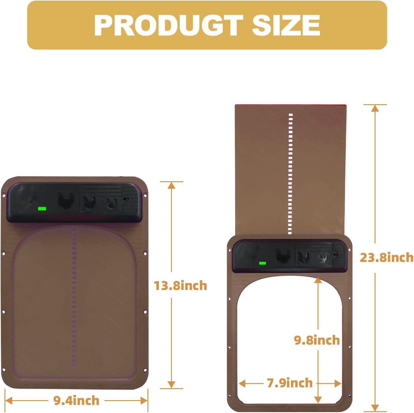 Premium Solar Automatic Chicken Coop Door Opener – Timer & LCD
