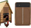 Premium Solar Automatic Chicken Coop Door Opener – Timer & LCD
