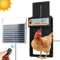 Premium 6W Automatic Chicken Coop Door with Solar, Battery & AC Power