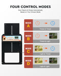 Premium 6W Automatic Chicken Coop Door with Solar, Battery & AC Power