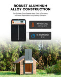 Premium 6W Automatic Chicken Coop Door with Solar, Battery & AC Power