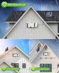 234 LED Solar Motion Sensor Light 5500K Cool Black, 30x10x10 cm, 3 Modes, 270° Coverage - SuperSaverAU - view 5