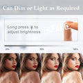 Premium Hollywood LED Vanity Mirror – White & Silver with Bluetooth & USB