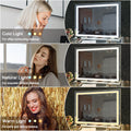 LED Makeup Mirror by Premium - Bluetooth Touch Sensor Vanity - SuperSaverAU - view 5