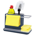 Premium Kitchen Sink Caddy – Black 21cm with Suction Cups