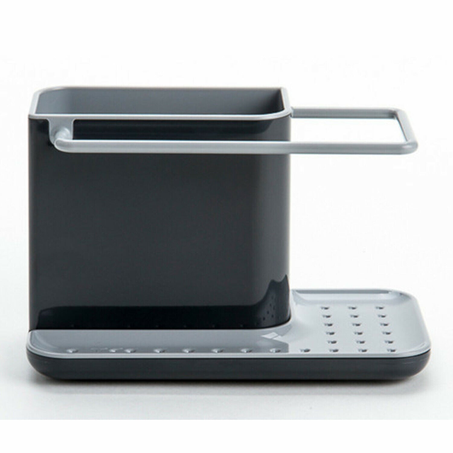 Premium Kitchen Sink Caddy – Black 21cm with Suction Cups
