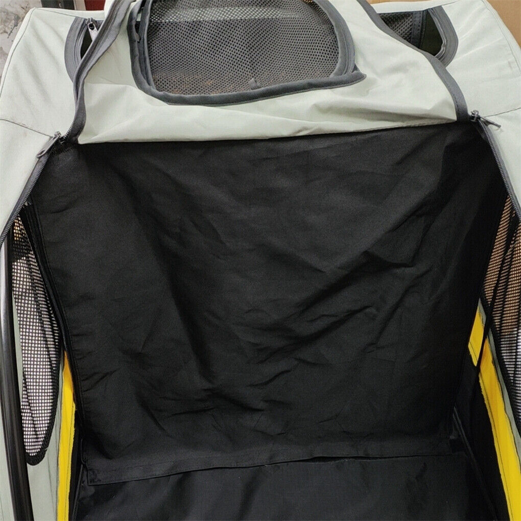 Dog Stroller w/ Divider, Foldable Pet Cart for Large Dogs, 30x30x20 cm - SuperSaverAU - view 5