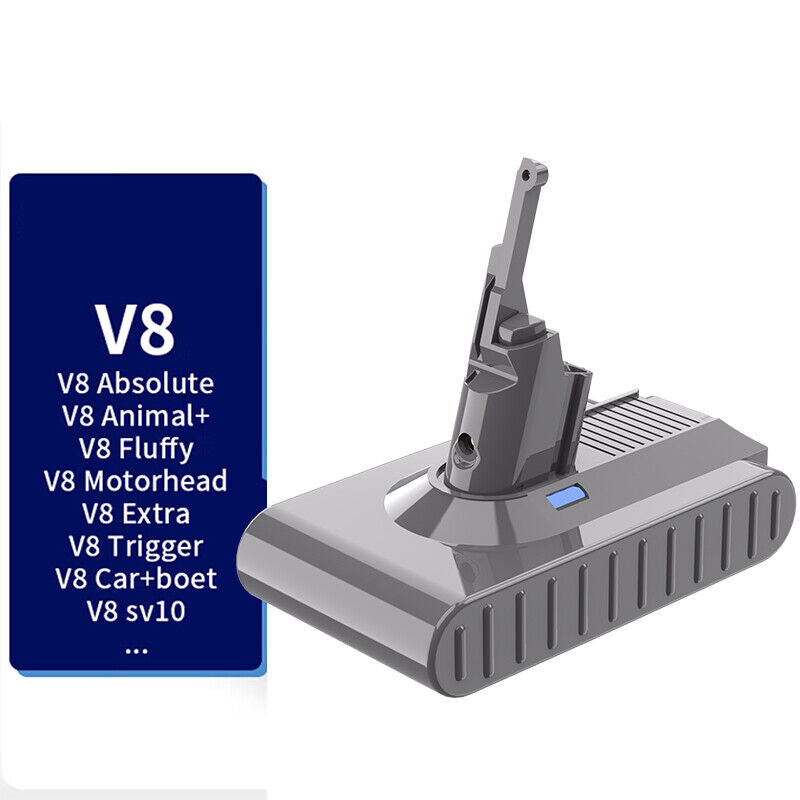 Premium 8000mAh Sony Cell Replacement Battery for Dyson V8 SV10 Animal Absolute
