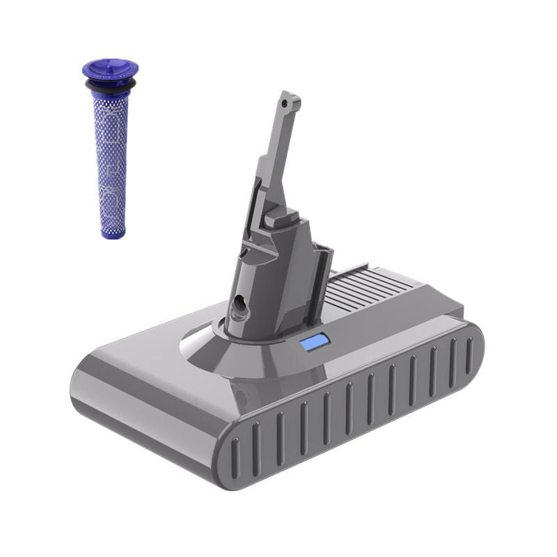 Premium 8000mAh Sony Cell Replacement Battery with Filter for Dyson V8 SV10