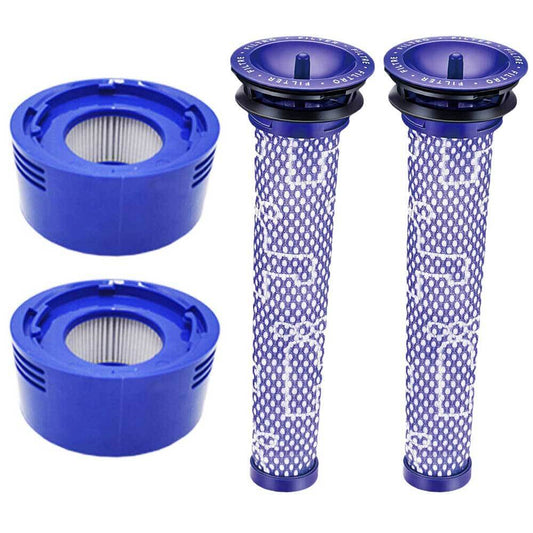 Dyson V7 V8 Filter Kit - 2 Pre and 2 Post Filters