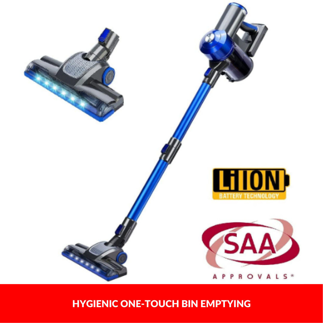 Enigma V8 Cordless Stick Vacuum with Toolkit and 22.2V Battery