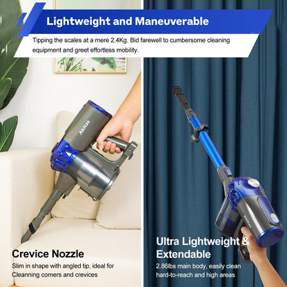 V8 150W Cordless Handheld Stick Vacuum with 40 Min Runtime