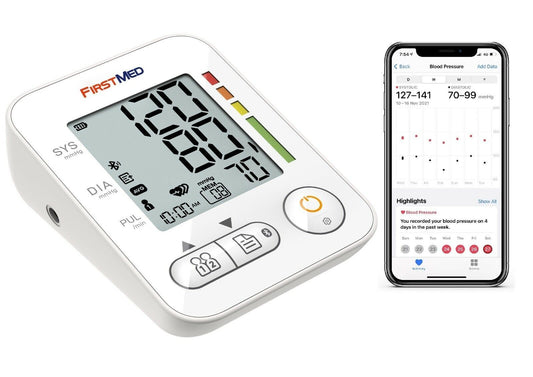 Bluetooth Blood Pressure Monitor by Premium - Auto Digital, 22-32cm Cuff