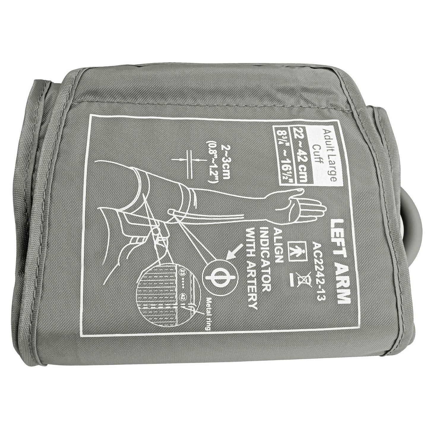 Bluetooth Blood Pressure Monitor by Premium - Large Cuff 22-42cm, Smartphone Compatible