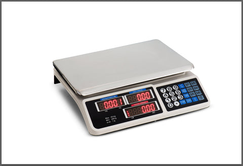 Digital Kitchen Scale 40KG 1g Increment White - Large LCD, Waterproof, 140h Battery - SuperSaverAU - view 2