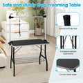 Premium Foldable Adjustable Pet Grooming Table with Anti-Slip Surface