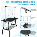 Premium Foldable Adjustable Pet Grooming Table with Anti-Slip Surface