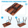 Premium Foldable Adjustable Pet Grooming Table with Anti-Slip Surface