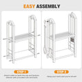 Premium Steel Firewood Rack with 4 Piece Tool Set Large Log Holder 30cm Depth
