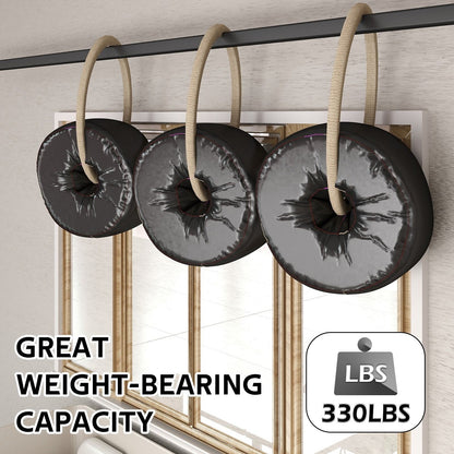 Heavy Duty Rust Resistant Sliding Barn Door Hardware Kit - 1.83m