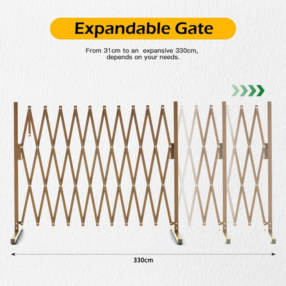 Expandable Aluminum Garden Fence Gate Rectangular