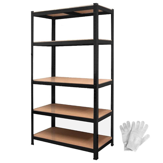 Heavy Duty Steel Shelving 75x30x170cm for Storage