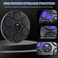 Premium Bluetooth Smart Punching Bag Wall Pad with Gloves, LED Lights & 9 Speeds