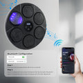 Premium Bluetooth Smart Punching Bag Wall Pad with Gloves, LED Lights & 9 Speeds