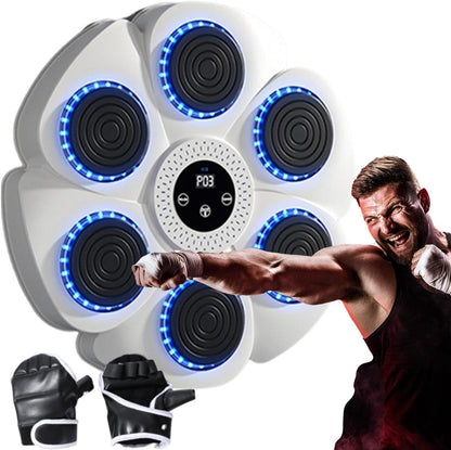 Bluetooth Boxing Machine Wall Mount with Gloves Included