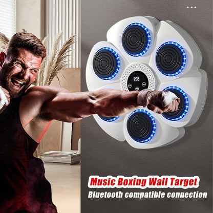 Bluetooth Boxing Machine Wall Mount with Gloves Included