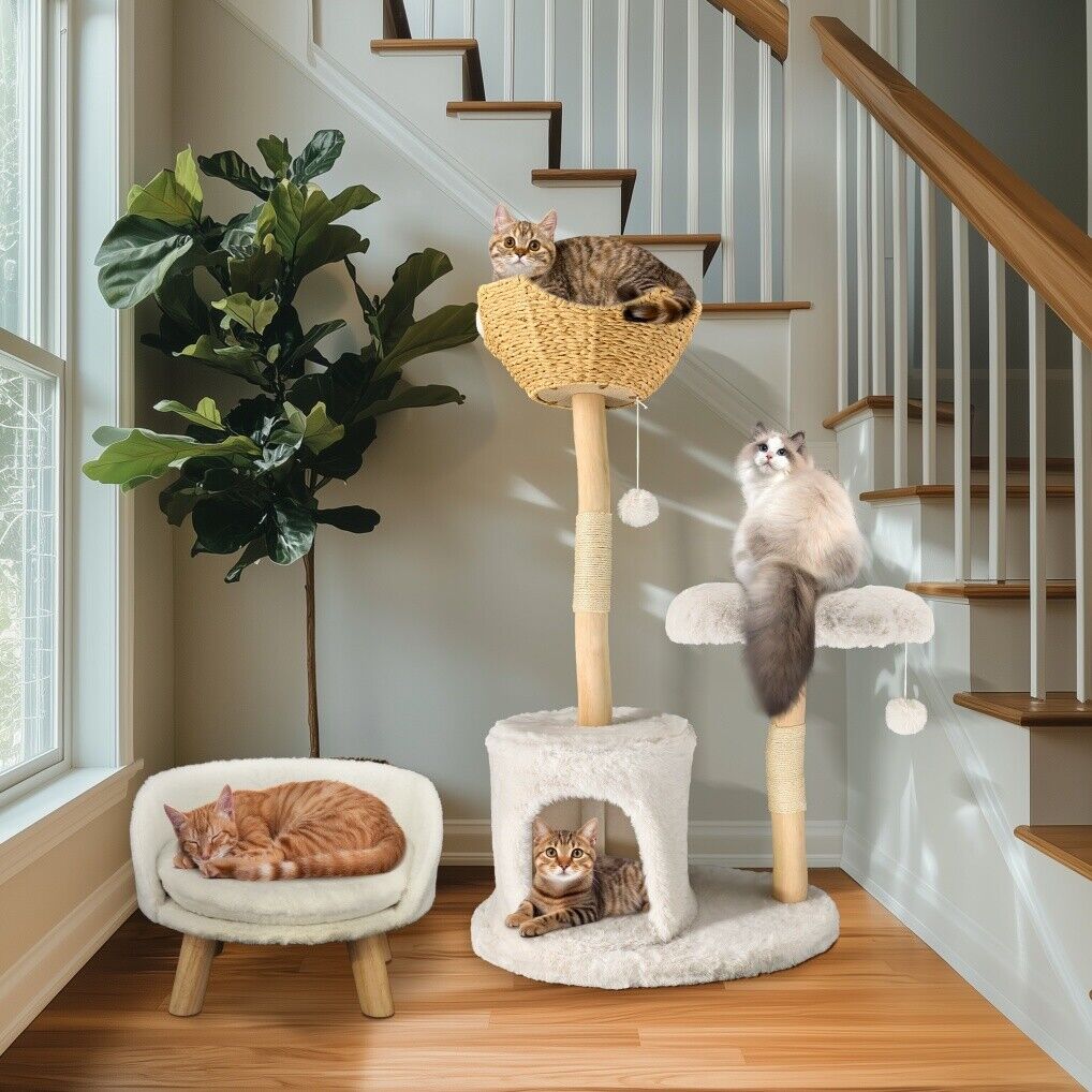 Cat Tree Condo Activity Center 20x15x25 cm - Sturdy, Multi-Level Playground - SuperSaverAU - view 2