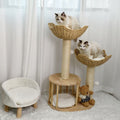 Cat Tree Tower Large Scratching Post Condo Activity Center 20x15x25 cm - SuperSaverAU - view 2