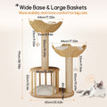 Cat Tree Tower Large Scratching Post Condo Activity Center 20x15x25 cm - SuperSaverAU - view 3