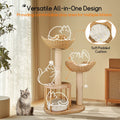 Cat Tree Tower Large Scratching Post Condo Activity Center 20x15x25 cm - SuperSaverAU - view 6