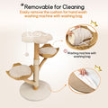 3 Tier Cat Tree Activity Centre Scratcher Post Climber 20x15x25 cm, Cozy & Durable - SuperSaverAU - view 4