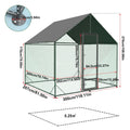 Large Chicken Coop Hen House 276x207x300cm - Durable, Easy Access, UV-Resistant - SuperSaverAU - view 2