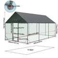 XXL Chicken Coop Hen House Cage 276x602x300cm with Walk-In Entrance & Sunshade Cover - SuperSaverAU - view 2