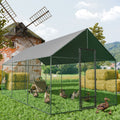XXL Chicken Coop Hen House Cage 276x602x300cm with Walk-In Entrance & Sunshade Cover - SuperSaverAU - view 3