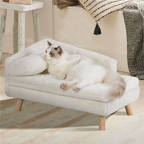 Small Raised Pet Sofa 70x40x39cm Waterproof Portable Dog Bed - Stylish & Durable - SuperSaverAU - view 1