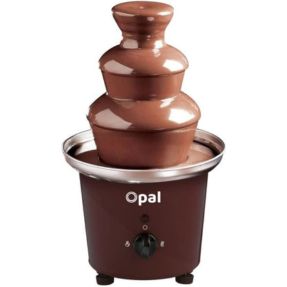 Stainless Steel 3-Tier Chocolate Fondue Fountain 0.9L