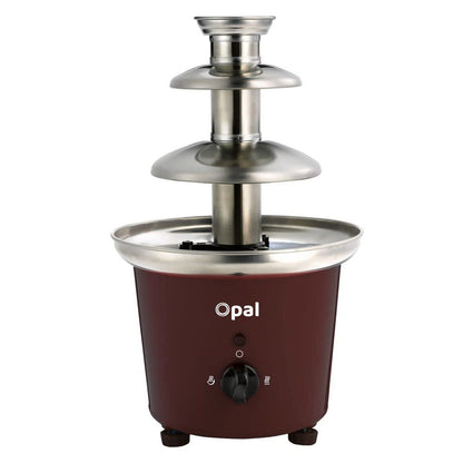 Stainless Steel 3-Tier Chocolate Fondue Fountain 0.9L