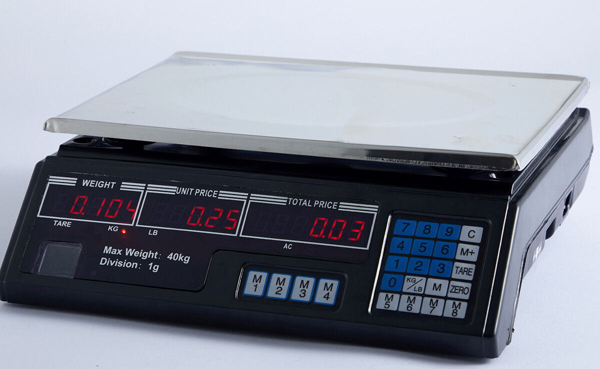 40KG Digital Kitchen Scale, Metal Electronic Postal Platform, 1g Precision, Stainless Steel - SuperSaverAU - view 5