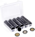 100pcs 46mm Clear Plastic Coin Holder Capsules - Durable Storage Box for Collectors - SuperSaverAU - view 1