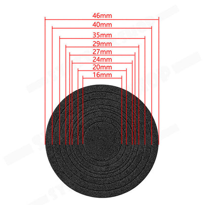 100pcs 46mm Clear Plastic Coin Holder Capsules Storage Box