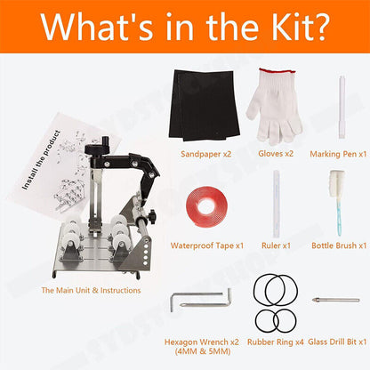 Stainless Steel Glass Bottle Cutter DIY Tool Kit AU