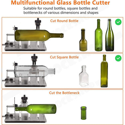 Stainless Steel Glass Bottle Cutter DIY Tool Kit AU