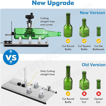 Stainless Steel Glass Bottle Cutter DIY Tool Kit AU